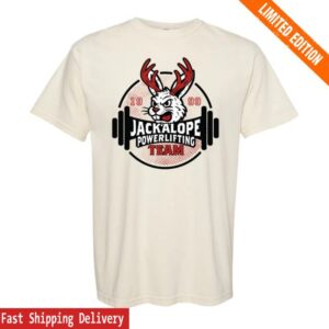 Treaty Oak Revival Merch Store Jackalope Powerlifting Team T-Shirt