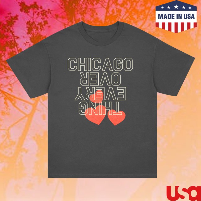 Chicago Over Everything Store Merch Classic Heart Tee Chicago Over Everything Store Merch Classic Heart Tee