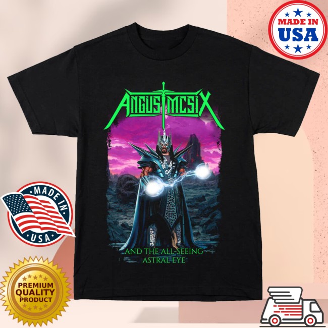 Indiemerchstore Angus Mcsix Angus Mcsix And The All-Seeing Astral Eye T-Shirt Indiemerchstore Angus Mcsix Angus Mcsix And The All-Seeing Astral Eye T-Shirt