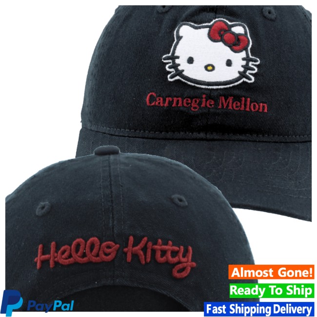 Bookstore Merch Carnegie Mellon Hello Kitty Black Hat Bookstore Merch Carnegie Mellon Hello Kitty Black Hat