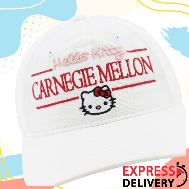 Bookstore Merch Carnegie Mellon Hello Kitty White Hat Bookstore Merch Carnegie Mellon Hello Kitty White Hat