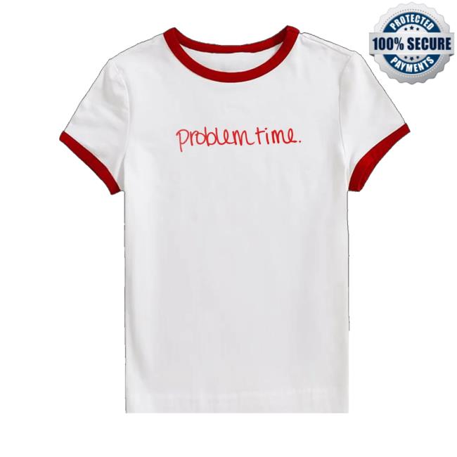 Becca Moore Merch Store Problem Time Ringer Tee Becca Moore Merch Store Problem Time Ringer Tee