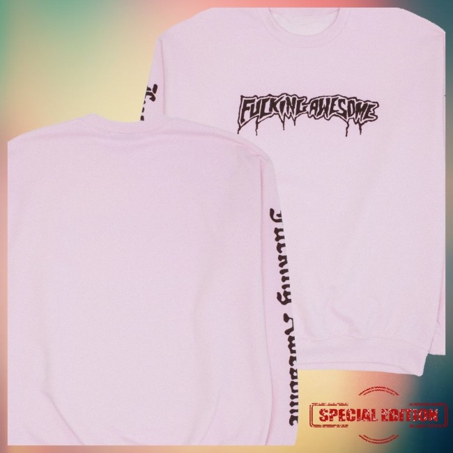 Fucking Awesome Store Merch Logo Test Print Crewneck Fucking Awesome Store Merch Logo Test Print Crewneck