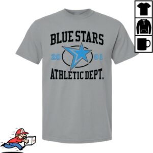 Treaty Oak Revival Store Merch Blue Stars Athletic Dept. T-Shirt