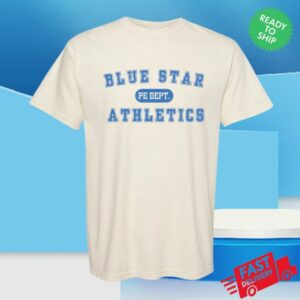 Treaty Oak Revival Store Merch Shop Blue Star Pe Dept. Athletics T-Shirt