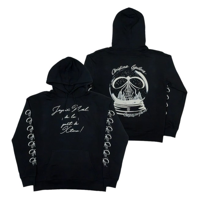 Christina Aguilera Store Merch Christmas In Paris Hoodie Christina Aguilera Store Merch Christmas In Paris Hoodie