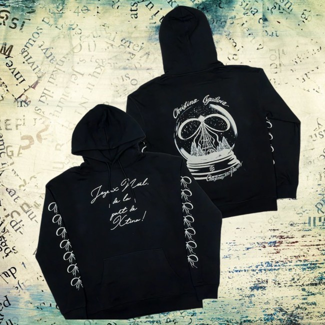 Christina Aguilera Store Merch Christmas In Paris Hoodie Christina Aguilera Store Merch Christmas In Paris Hoodie