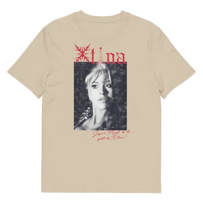 Christina Aguilera Store Merch Christmas In Paris Tee Christina Aguilera Store Merch Christmas In Paris Tee