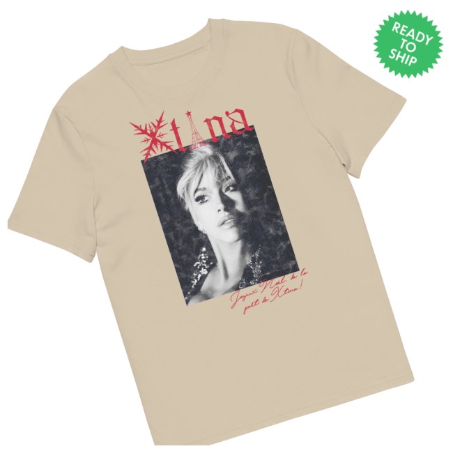 Christina Aguilera Store Merch Christmas In Paris Tee Christina Aguilera Store Merch Christmas In Paris Tee