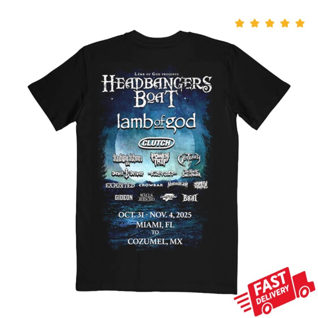 Lamb Of God Store Merch Hbb 2025 Lineup Tee Lamb Of God Store Merch Hbb 2025 Lineup Tee