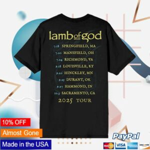 Lamb Of God Store Merch Hbb Electric Admat Itin Tee