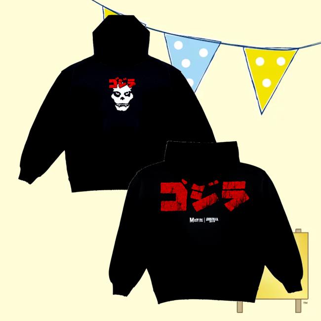 Godzilla Store Merch Godzilla X Misfits Pullover Hoodie Godzilla Store Merch Godzilla X Misfits Pullover Hoodie