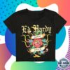 Ed Hardy Merch Store Cross Boxy Tee Ed Hardy Merch Store Cross Boxy Tee