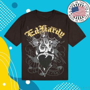 Ed Hardy Merch Store Cross Boxy Tee