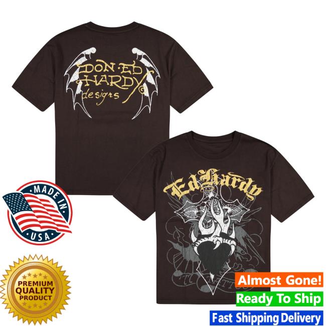 Ed Hardy Merch Store Cross Boxy Tee Ed Hardy Merch Store Cross Boxy Tee