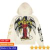 kenny Ed Hardy Merch Store Savior Boxy Fleece Hoodiea