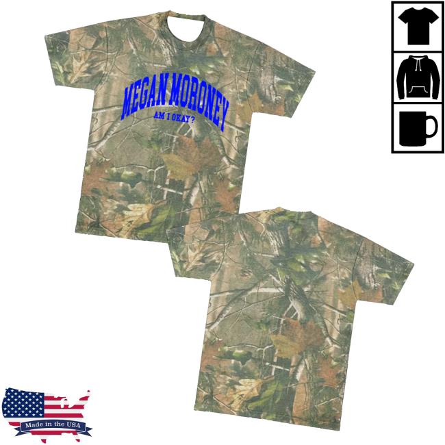 Megan Moroney Store Merch Am I Okay Camo Tee Megan Moroney Store Merch Am I Okay Camo Tee