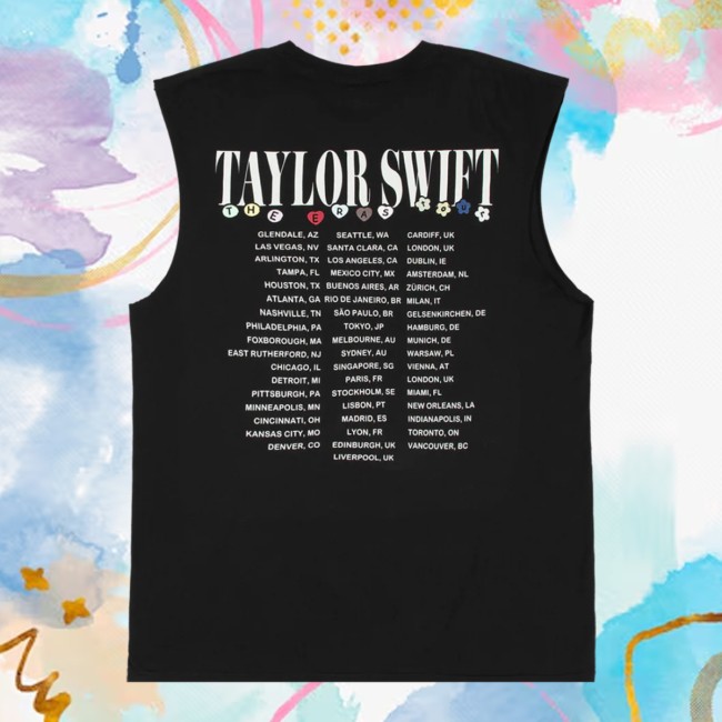 Taylor Swift Store Merch The Eras Tour Heart Hands Muscle Oversized Tank Taylor Swift Store Merch The Eras Tour Heart Hands Muscle Oversized Tank