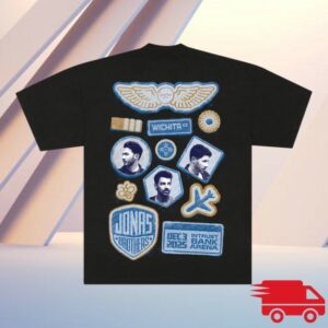 Jonas Brothers Store Merch Greetings From Your Hometown Wichita Ks Dec 12 2025 Shirt