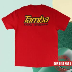 Tamba Store Merch Kaua’i Homegrown Short Sleeve Red Shirt