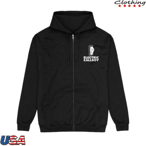 Calltower Merch Electric Callboy Store Merch Switch Zip-Up Hoodie - Newest Fashion Trends