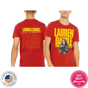 Lauren Daigle Store Merch Live In Concert 2025 Tour Tee