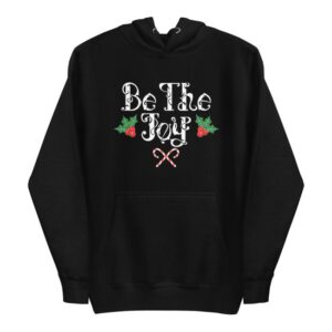 Billy Ends The World Store Merch Be The Joy Holly Holiday Black Hoodie