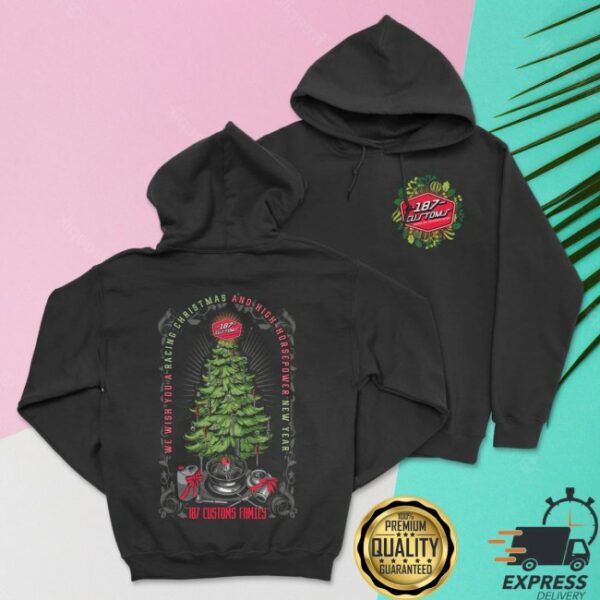 187 Customs Store Merch Limited 187 Christmas Hoodie - Newest Fashion ...