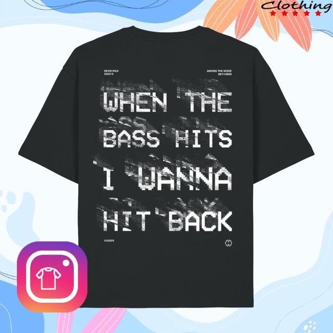 Hardstyle Merch Store Devin Wild Hit Back T-Shirt Hardstyle Merch Store Devin Wild Hit Back T-Shirt