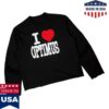 kenny Optimus Gang Merch Store Ls T Shirt I Love Optimus Blacka