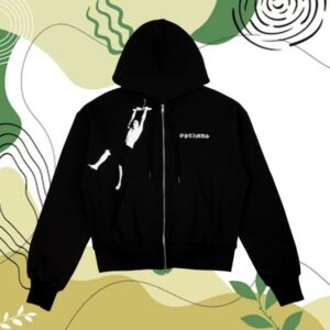 Optimus Gang Merch Store Тарзанка Zip Hoodie Black