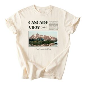 Lovkn Merch Store Cascade View Tee Vintage White