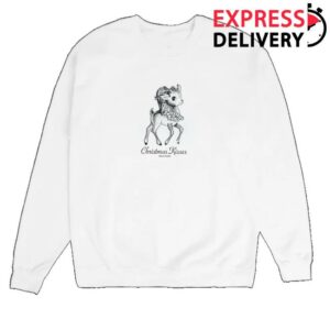 Ariana Grande Shop Merch Christmas Kisses Reindeer Crewneck