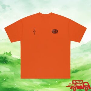 Virgil Abloh Archive Merch Store Cj X Arch Cactus Skate Tee Orange