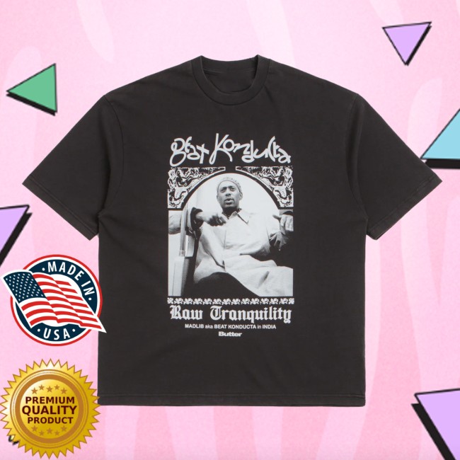 Flatspot Store Merch Butter Goods X Madlib India T-Shirt Flatspot Store Merch Butter Goods X Madlib India T-Shirt