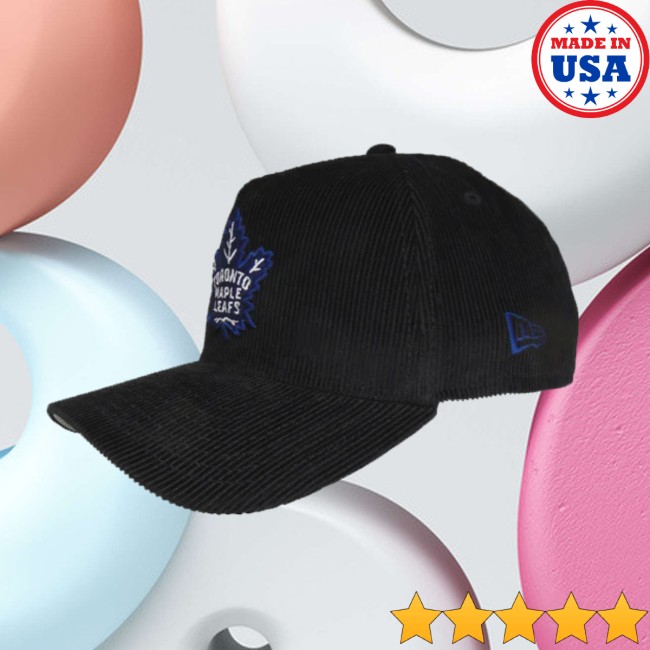 Justfitteds Store Merch Toronto Maple Leafs Custom New Era 9Forty Af Snapback Cap Black Corduroy Justfitteds Store Merch Toronto Maple Leafs Custom New Era 9Forty Af Snapback Cap Black Corduroy