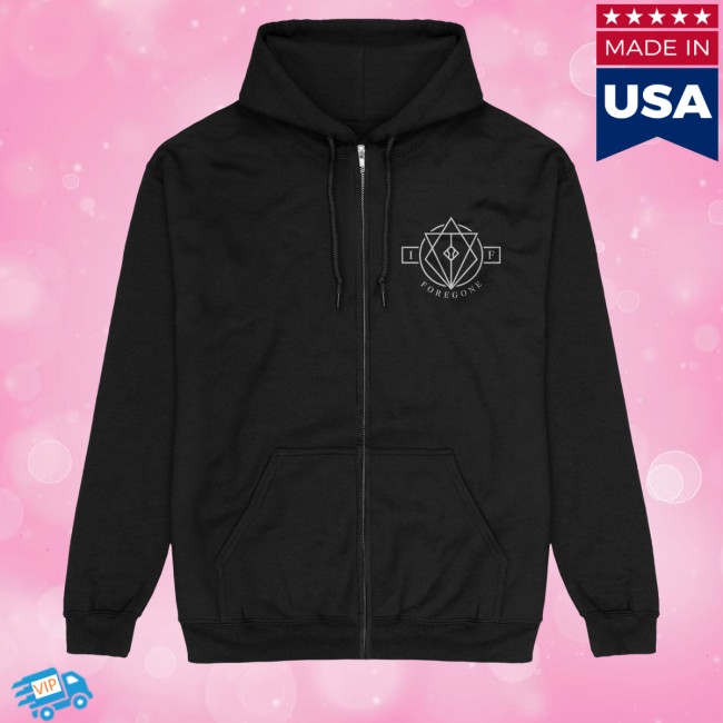 In Flames Store Merch Forgone Zip-Up Hoodie In Flames Store Merch Forgone Zip-Up Hoodie