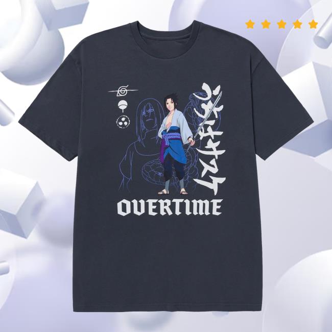 Overtime Merch Store Overtime Naruto Mentor Sasuke Tee Overtime Merch Store Overtime Naruto Mentor Sasuke Tee