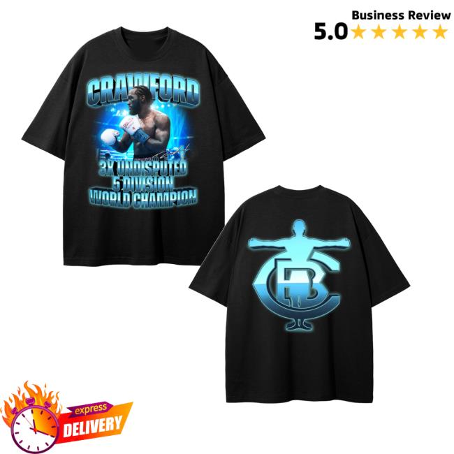 Tbudcrawford Merch Store 3X Undisputed 5-Division Champion Tee Tbudcrawford Merch Store 3X Undisputed 5-Division Champion Tee