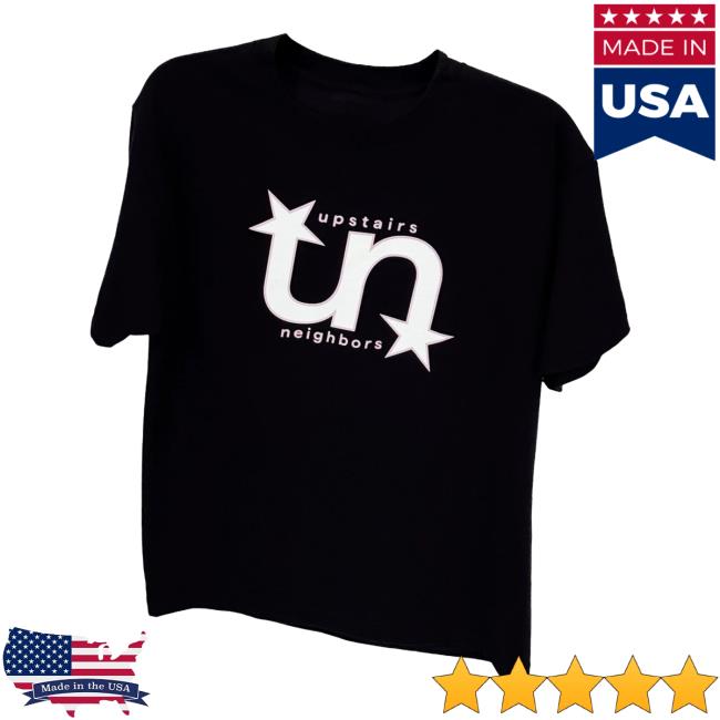 Upstairs Neighbors Podcast Merch Black Logo Tee Upstairs Neighbors Podcast Merch Black Logo Tee