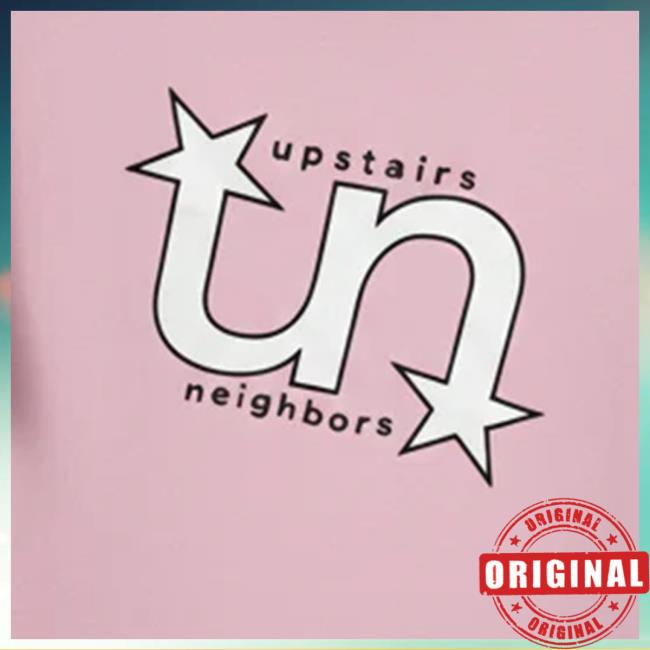 Upstairs Neighbors Podcast Merch Pink Logo Tee Upstairs Neighbors Podcast Merch Pink Logo Tee