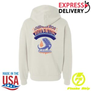 Violent Gentlemen Store Merch Rotulo Relaxed White PulloverHoodie