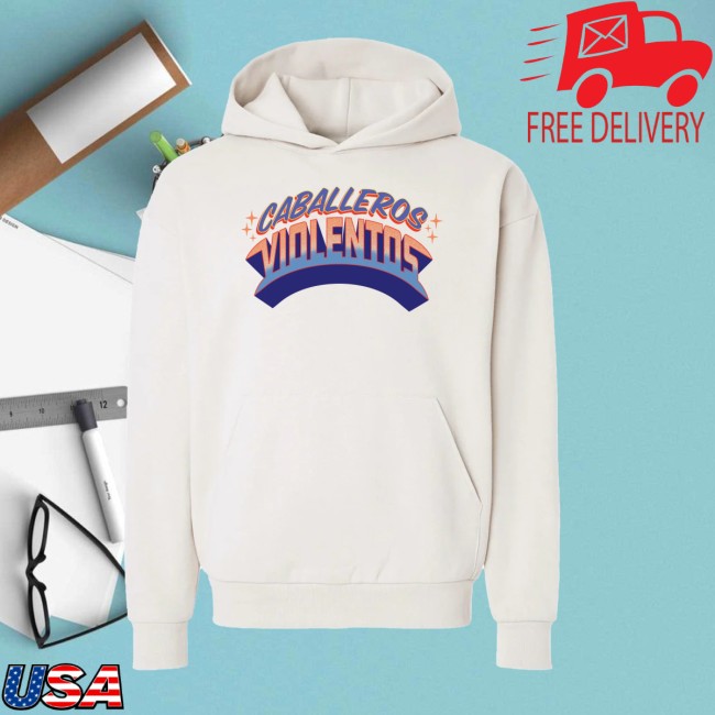 Violent Gentlemen Store Merch Rotulo Relaxed White PulloverHoodie Violent Gentlemen Store Merch Rotulo Relaxed White PulloverHoodie