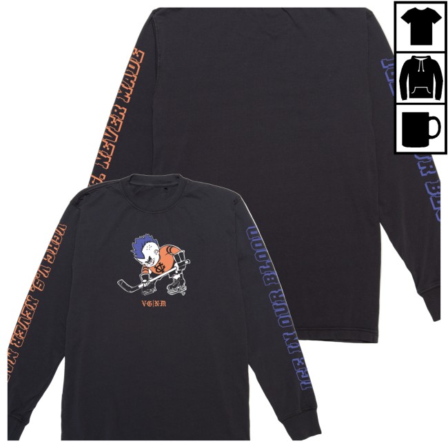 Violent Gentlemen Store Merch Punk Garment Dye Long Sleeve Tee Violent Gentlemen Store Merch Punk Garment Dye Long Sleeve Tee