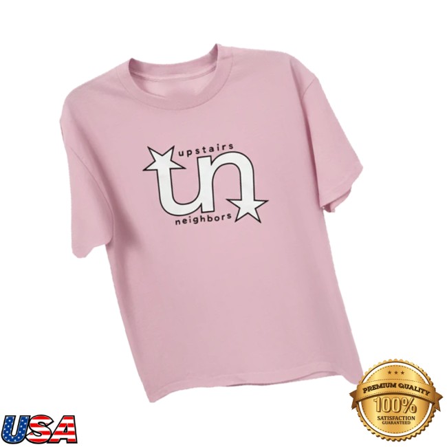 Upstairs Neighbors Pod Store Merch Pink Logo Tee Upstairs Neighbors Pod Store Merch Pink Logo Tee