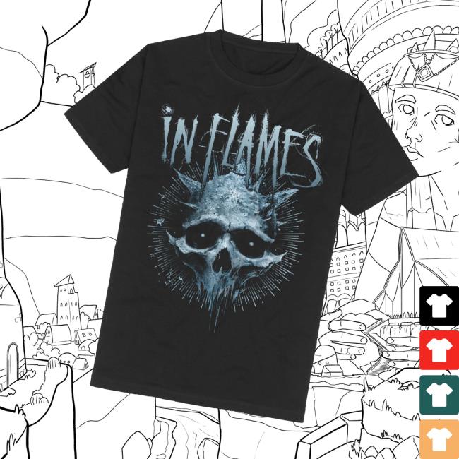 Inflames Shop Merch Frozen Jester Skull Shirt Inflames Shop Merch Frozen Jester Skull Shirt