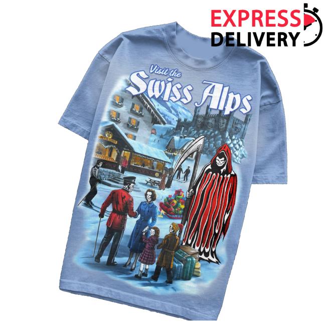 Warren Lotas Merch Store Swiss Alps T-Shirt Warren Lotas Merch Store Swiss Alps T-Shirt