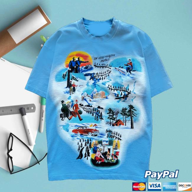 Warren Lotas Merch Store Grand Mountain Hotels T-Shirt Warren Lotas Merch Store Grand Mountain Hotels T-Shirt