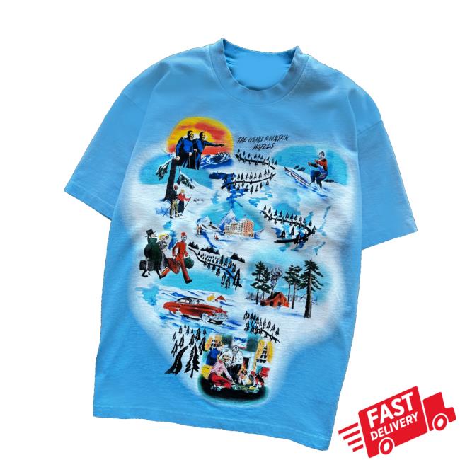 Warren Lotas Merch Store Grand Mountain Hotels T-Shirt Warren Lotas Merch Store Grand Mountain Hotels T-Shirt