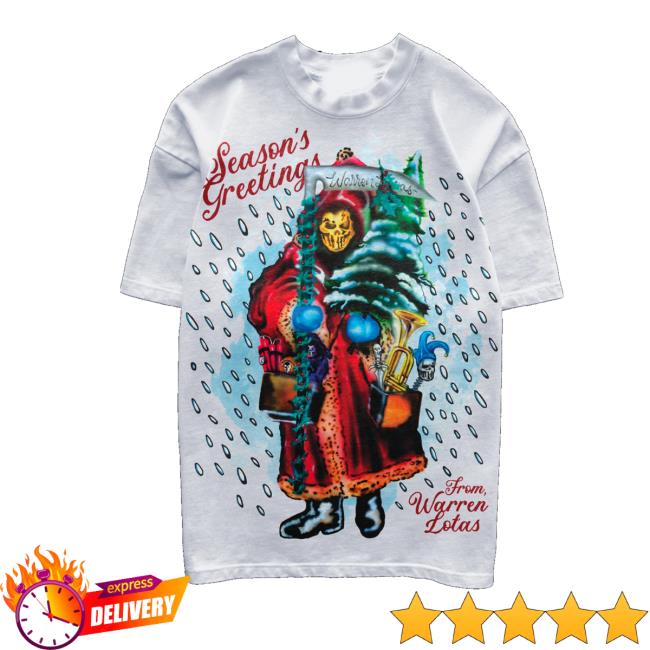 Warren Lotas Merch Store Seasons Greeting T-Shirt Warren Lotas Merch Store Seasons Greeting T-Shirt